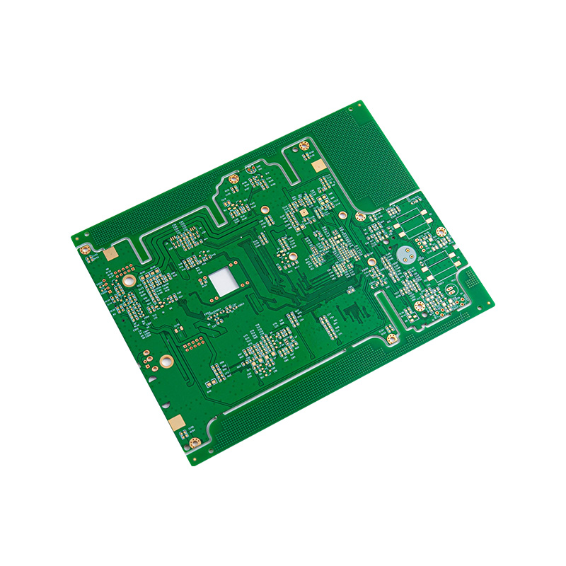 PCB آبکاری طلایی چند لایه OEM سبز Fr-4